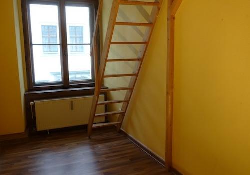 Blick in Schlafzimmer