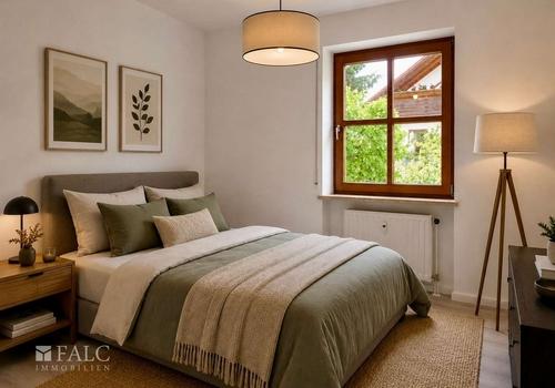 Schlafzimmer 1 von 3 (Einrichtungsbeispiel)
