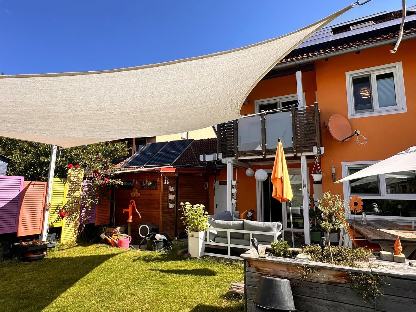 Südseite Haus vom Garten aus