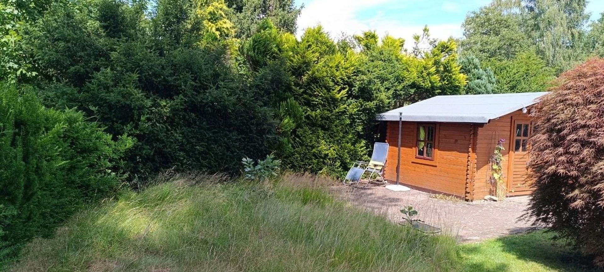 Sitzplatz vor Wildwiese