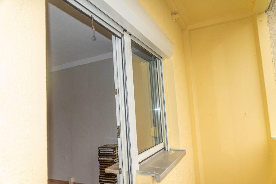Balkonfenster und Tür