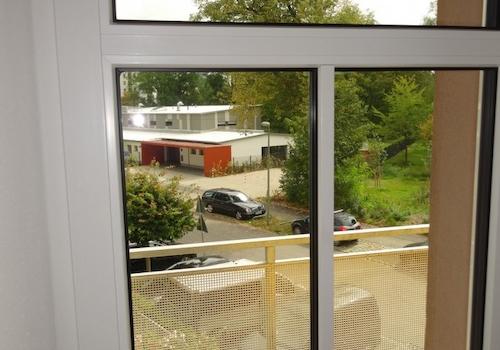 Blick über Balkontür