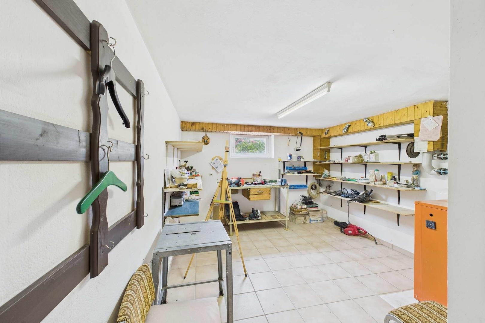 Werkstatt im Keller