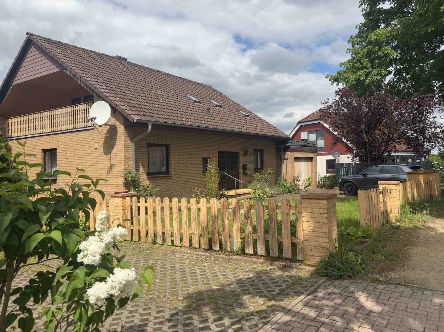 Blick zum Haus