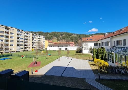 Aussicht vom Balkon