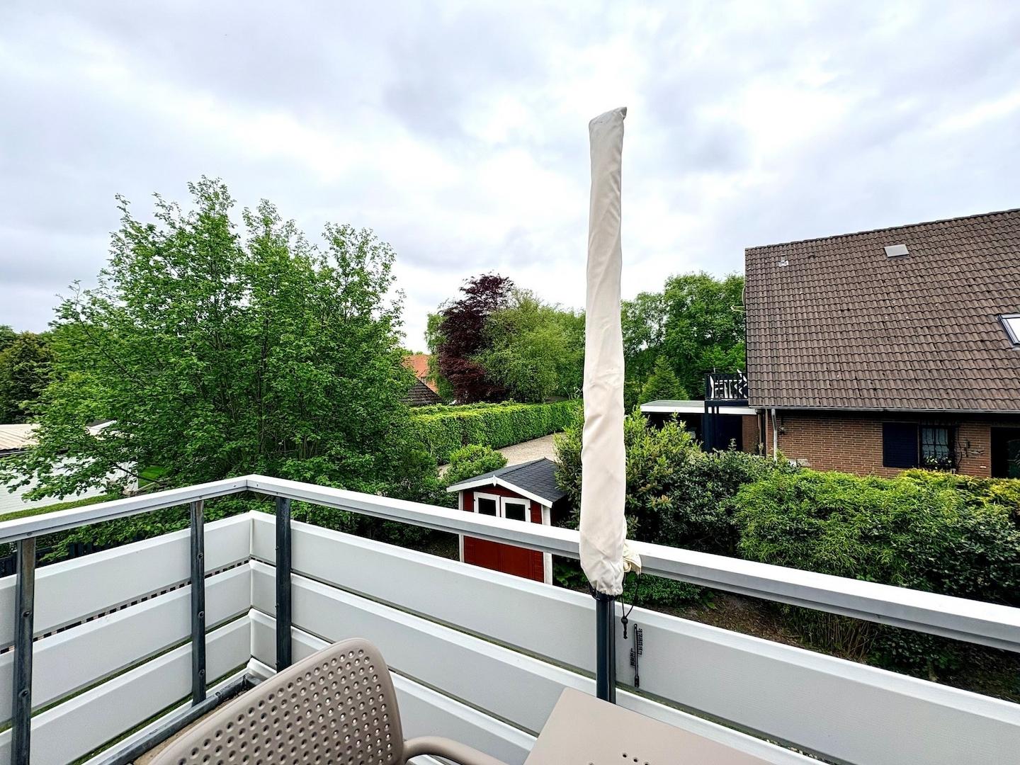 Blick vom Balkon