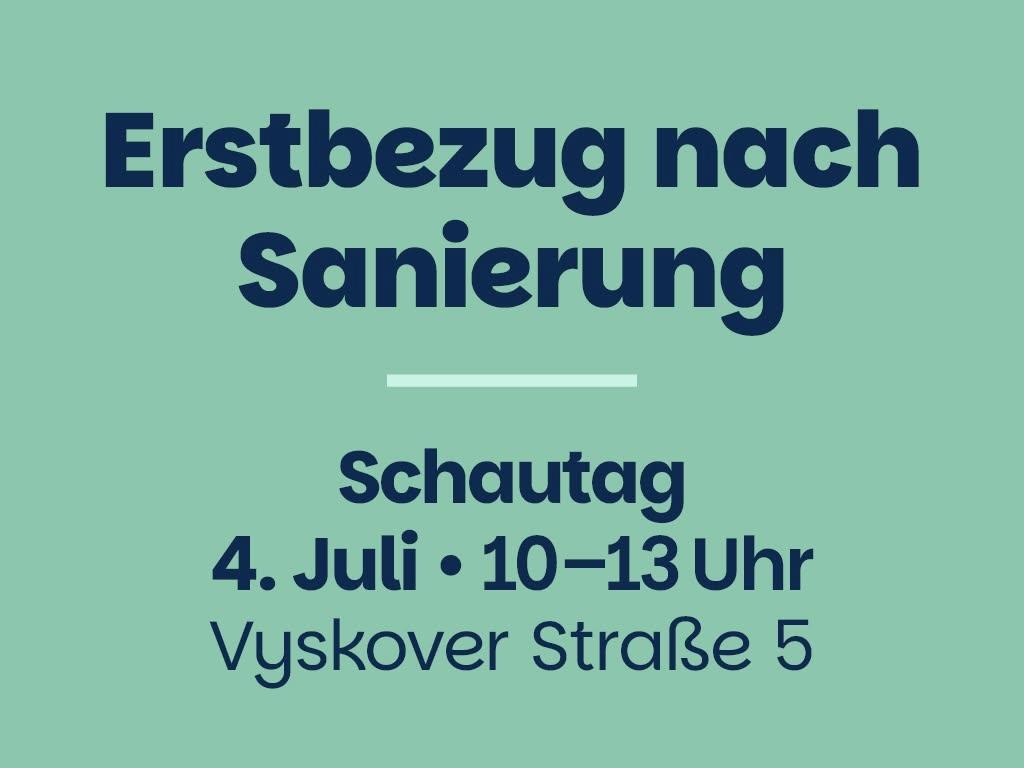 Erstbezug nach Sanierung in der Vyskover Straße