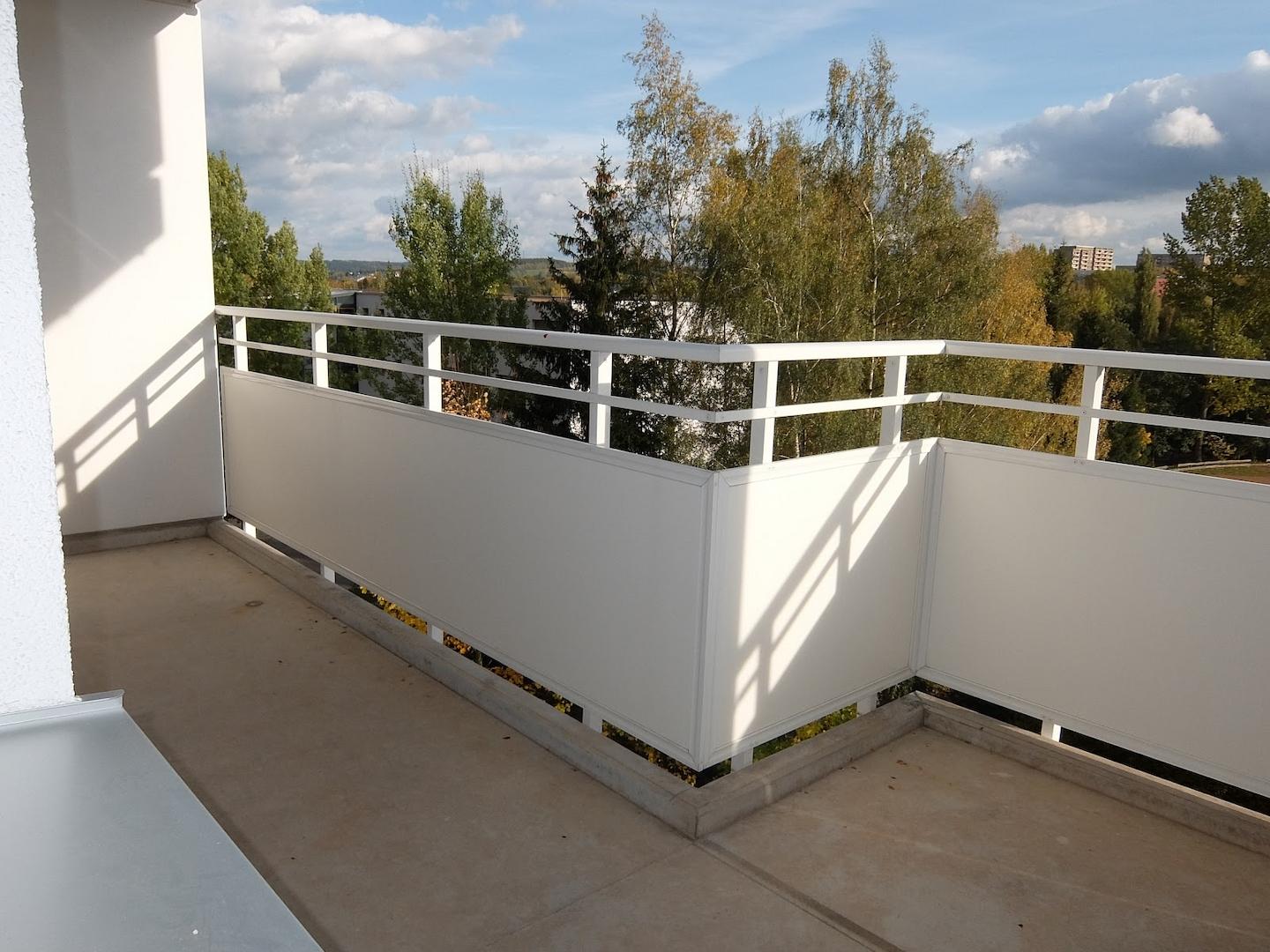 großer Balkon