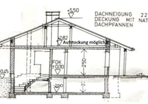 Gebäudeschnitt Bestand