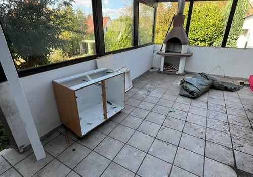 Überdachte Terrasse