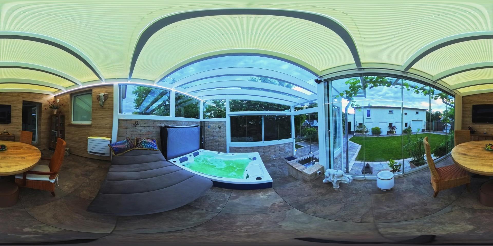 Panoramabild Wintergarten 