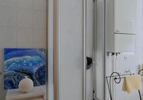 Dusche im Bad