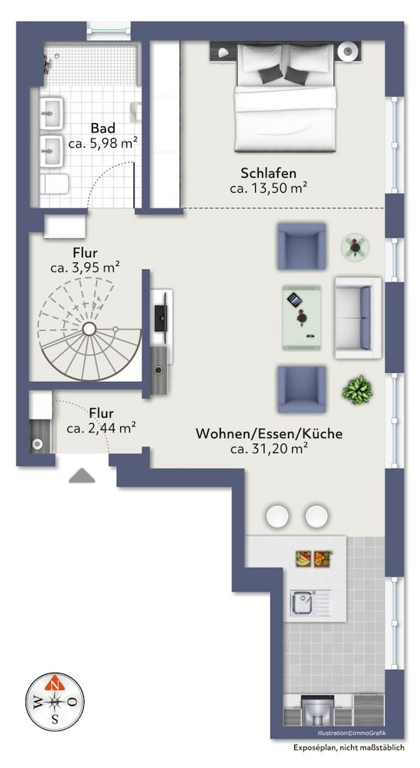 Grundriss Wohnung