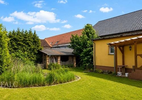 Blick Richtung Holzlager