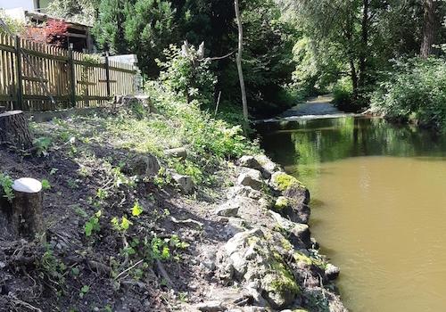 Zum Baden oder Angeln..