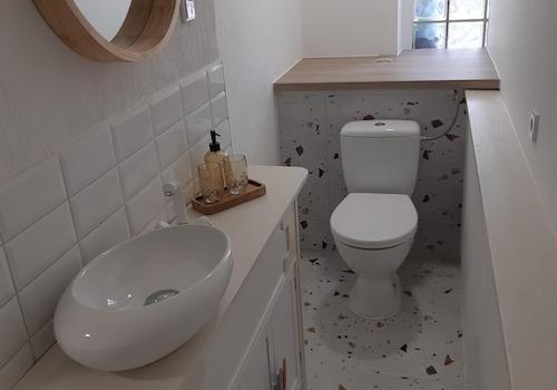 Toilette Anbau