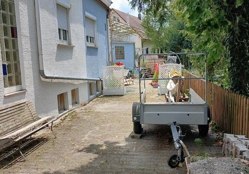 Grundstück hinten