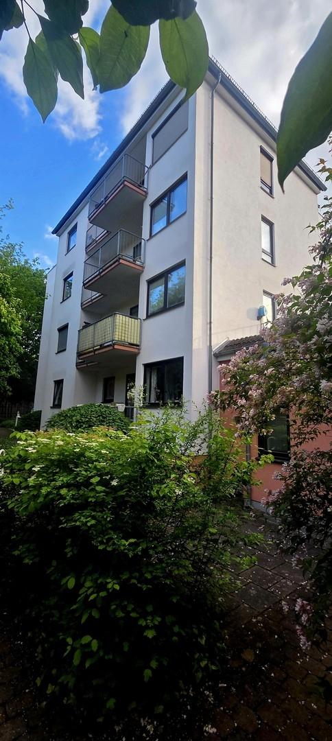 Sicht auf Balkon