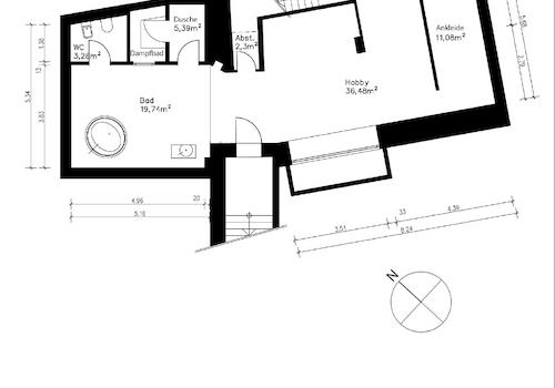 Grundriss Untergeschoss