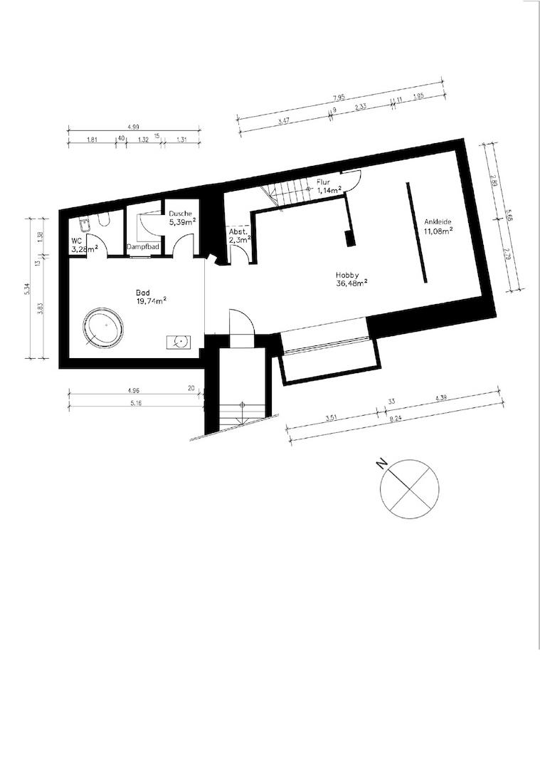 Grundriss Untergeschoss
