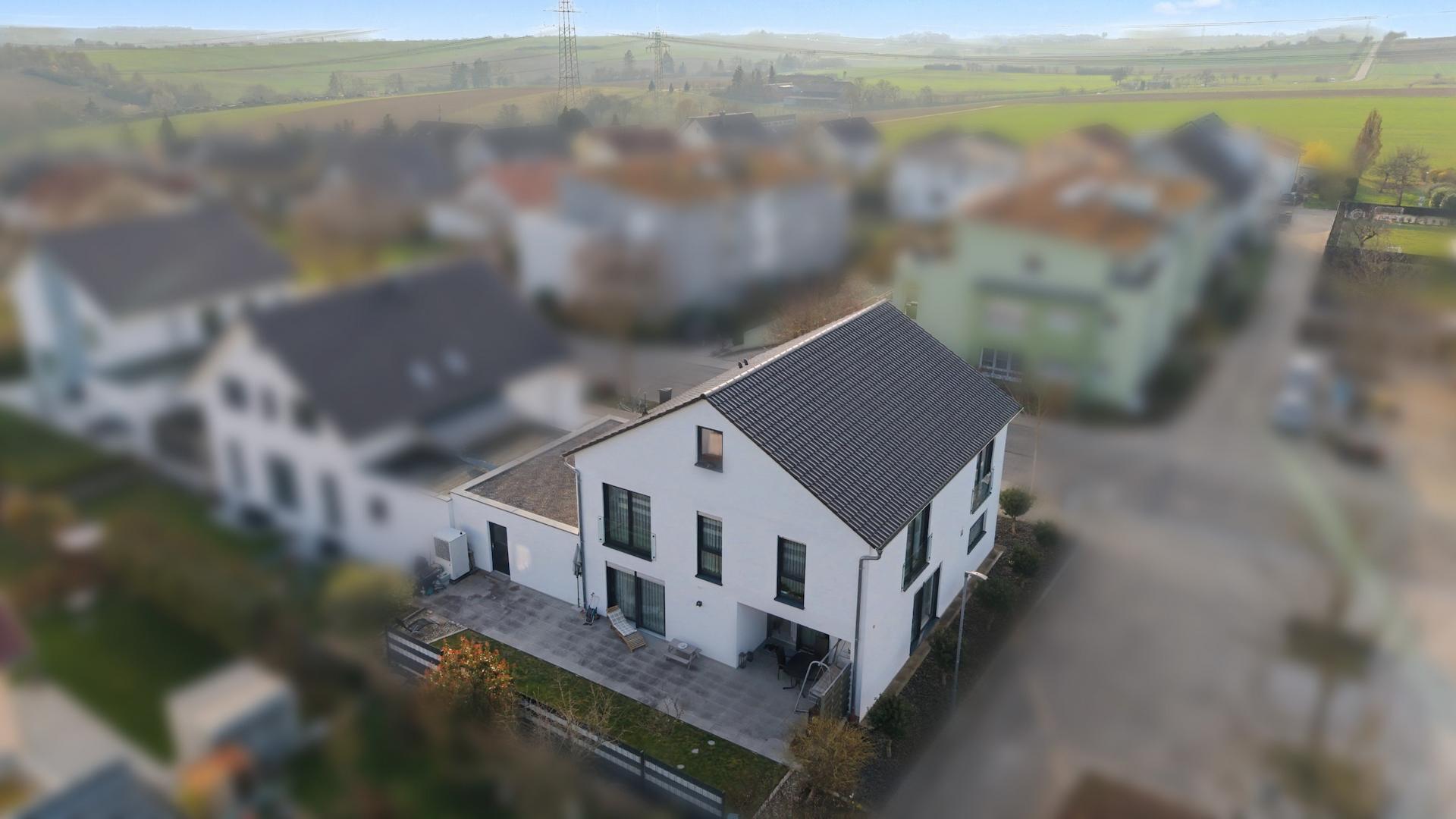 Hausansicht von oben