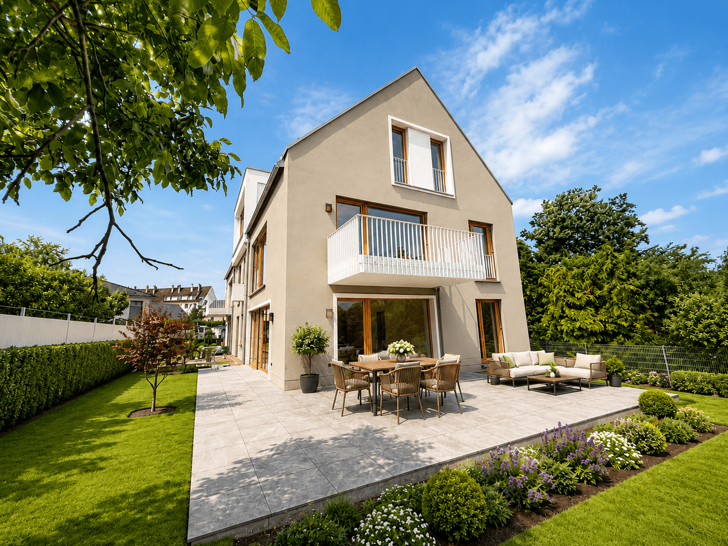 Hausansicht hinten