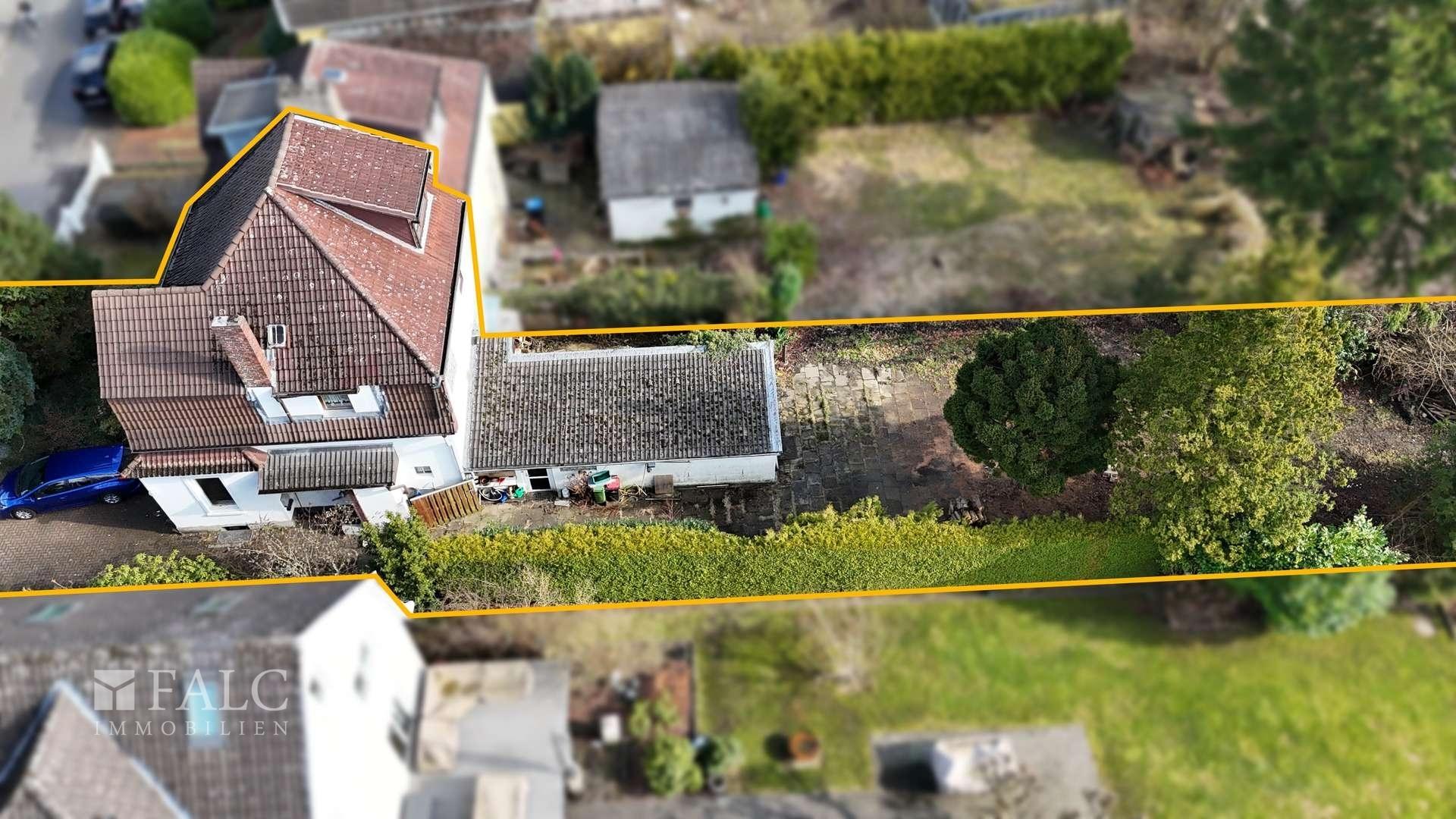 Luftbild: Das gesamte Grundstückspotential im Überblick
