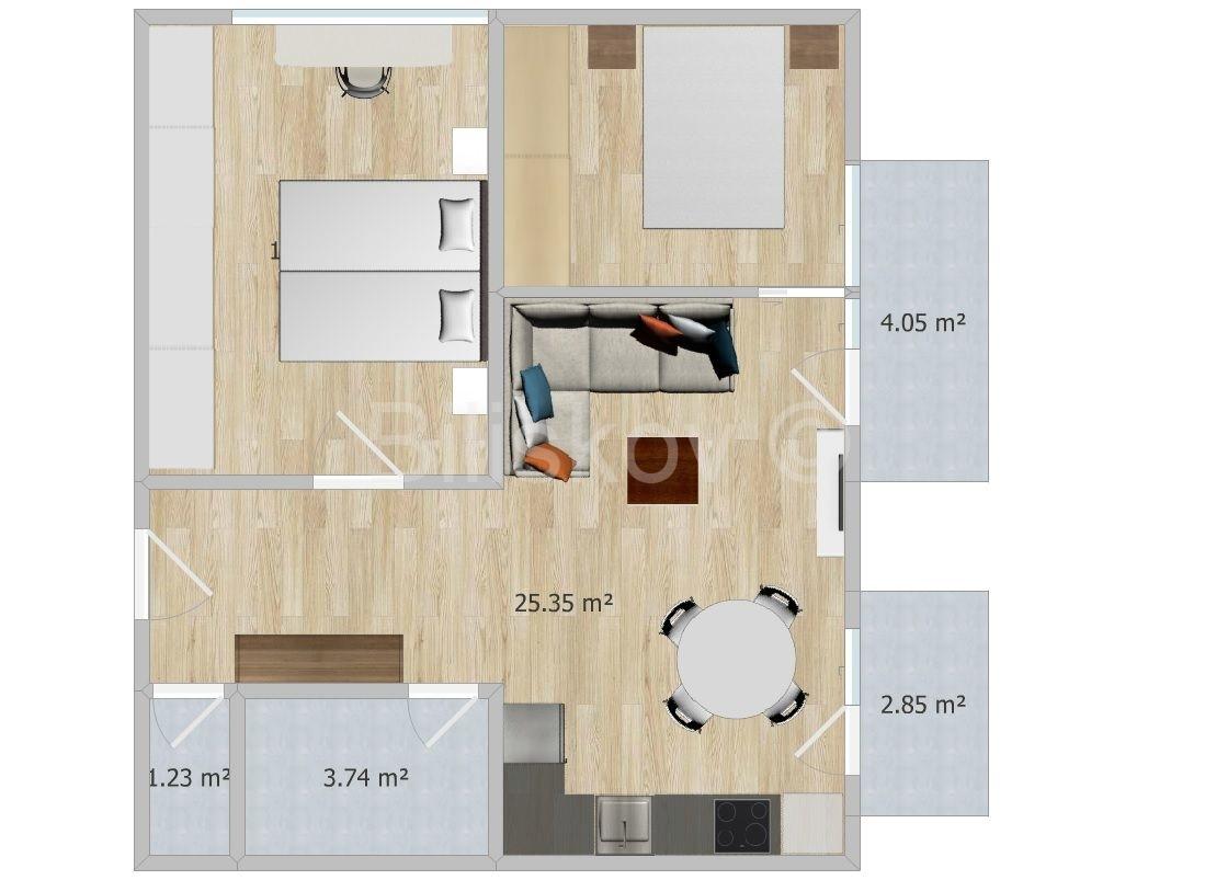 Wohnung im Wohngebäude, Miete, Zagreb, Gornji Grad - MedveSCak