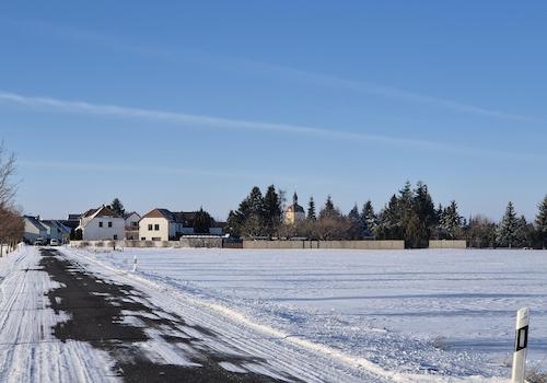Blick in Richtung Ortseingang