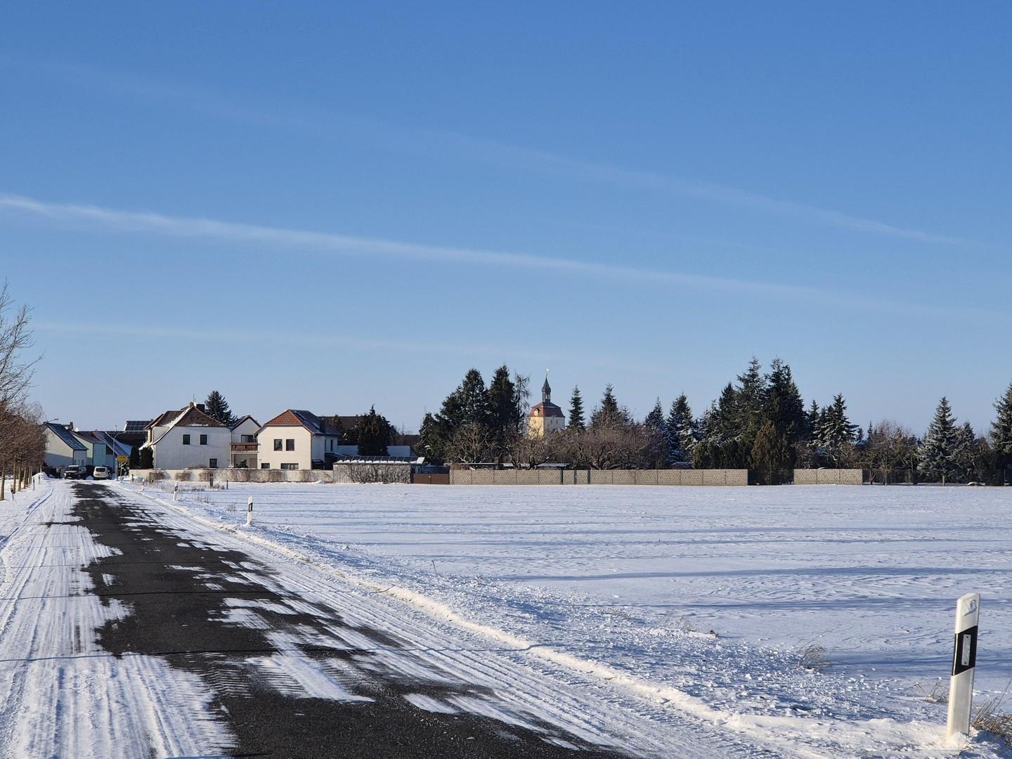 Blick in Richtung Ortseingang