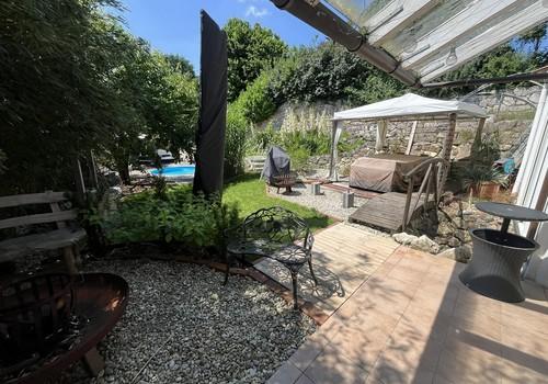 Terasse Richtung Garten