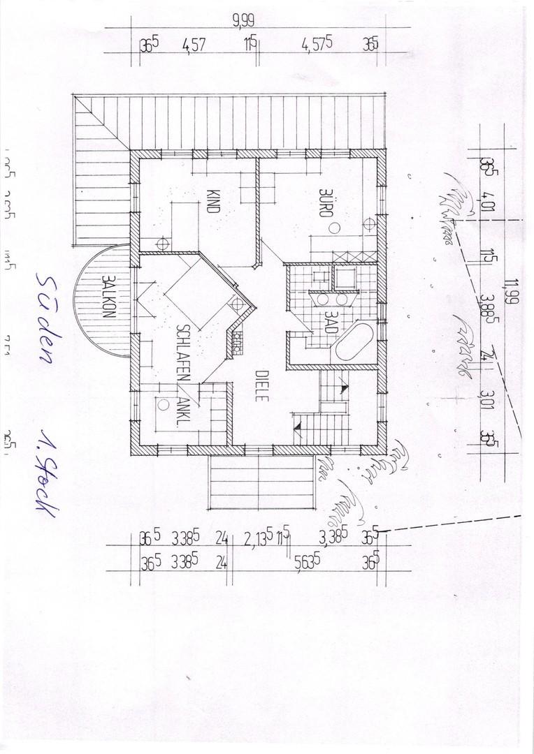 Grundriss 1.St