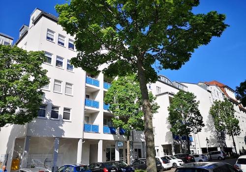 Vorderansicht des Hauses