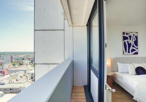 Ausblick aus dem Schlafzimmer