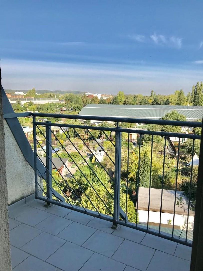 Ausblick Balkon