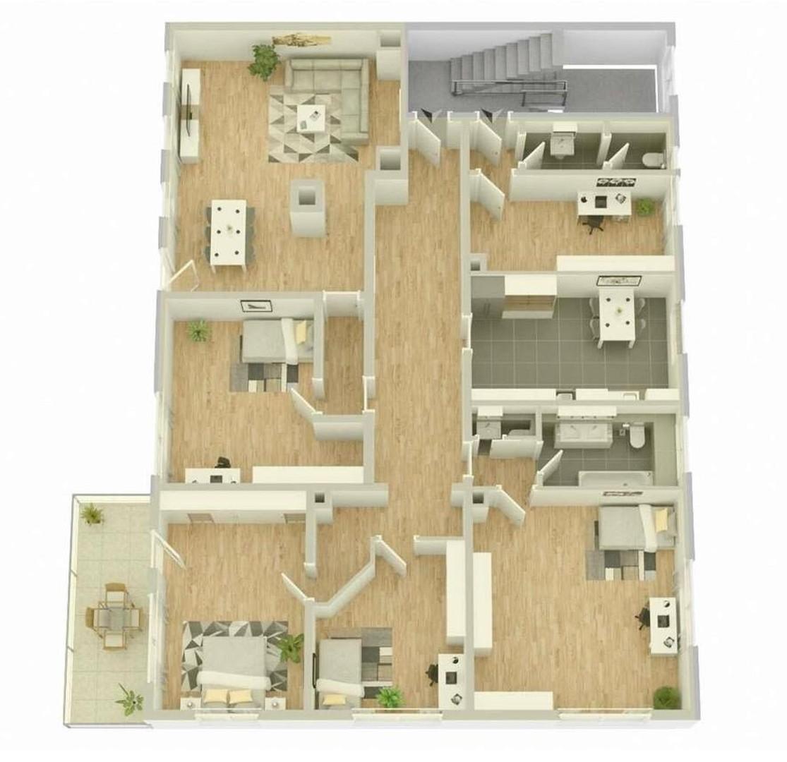 Grundriss (ohne externes Büro)