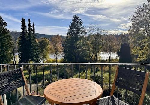 Ausblick vom Balkon