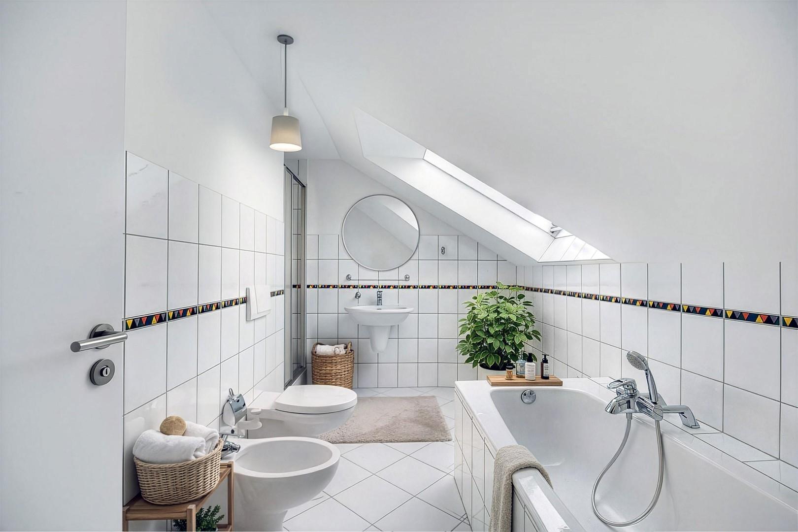Badezimmer DG visualisiert