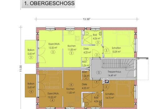 Grundriss 1.OG