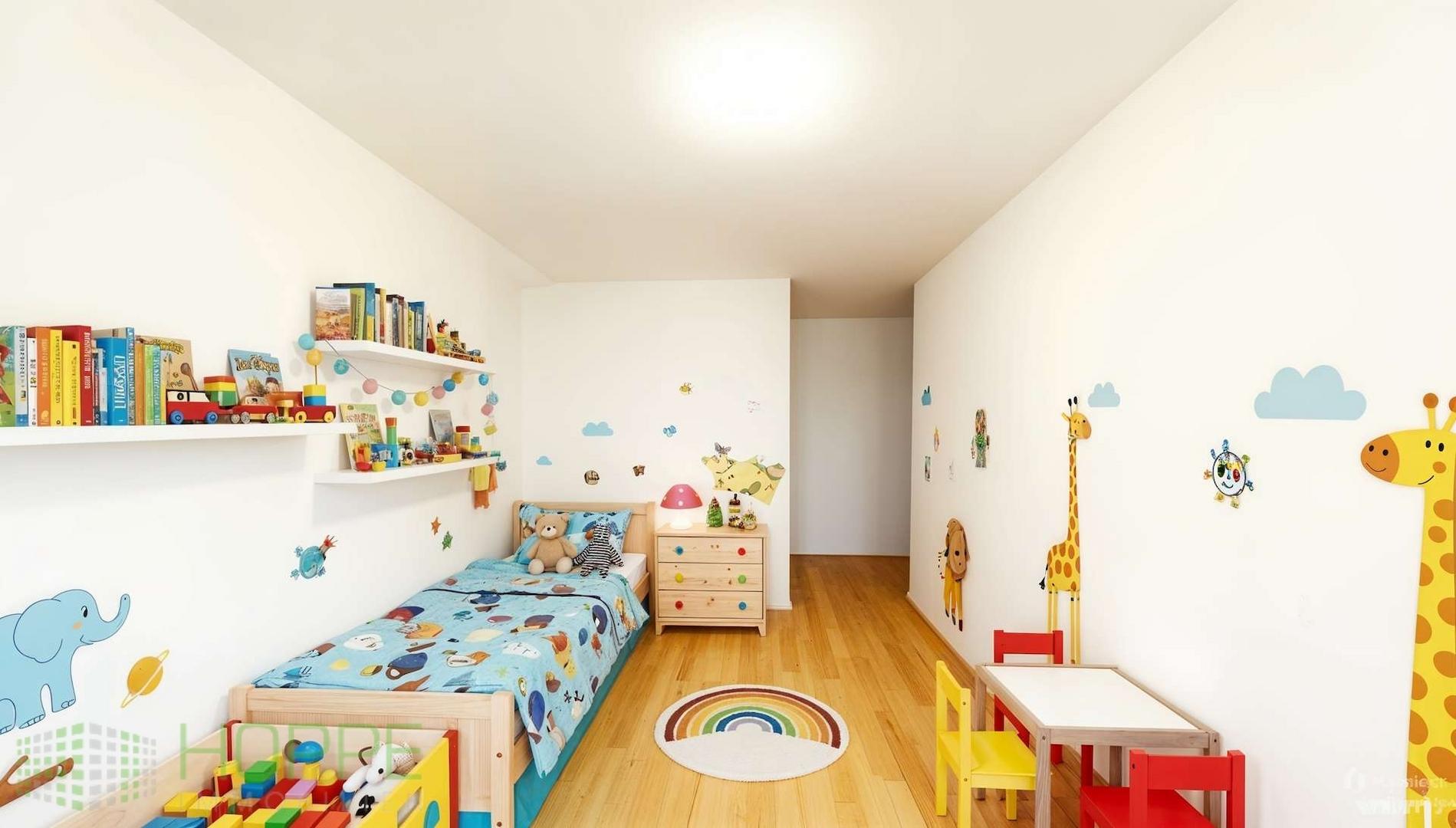 Kinderzimmer 2 Bild 1 - (Einrichtungsvorschlag KI generiert)