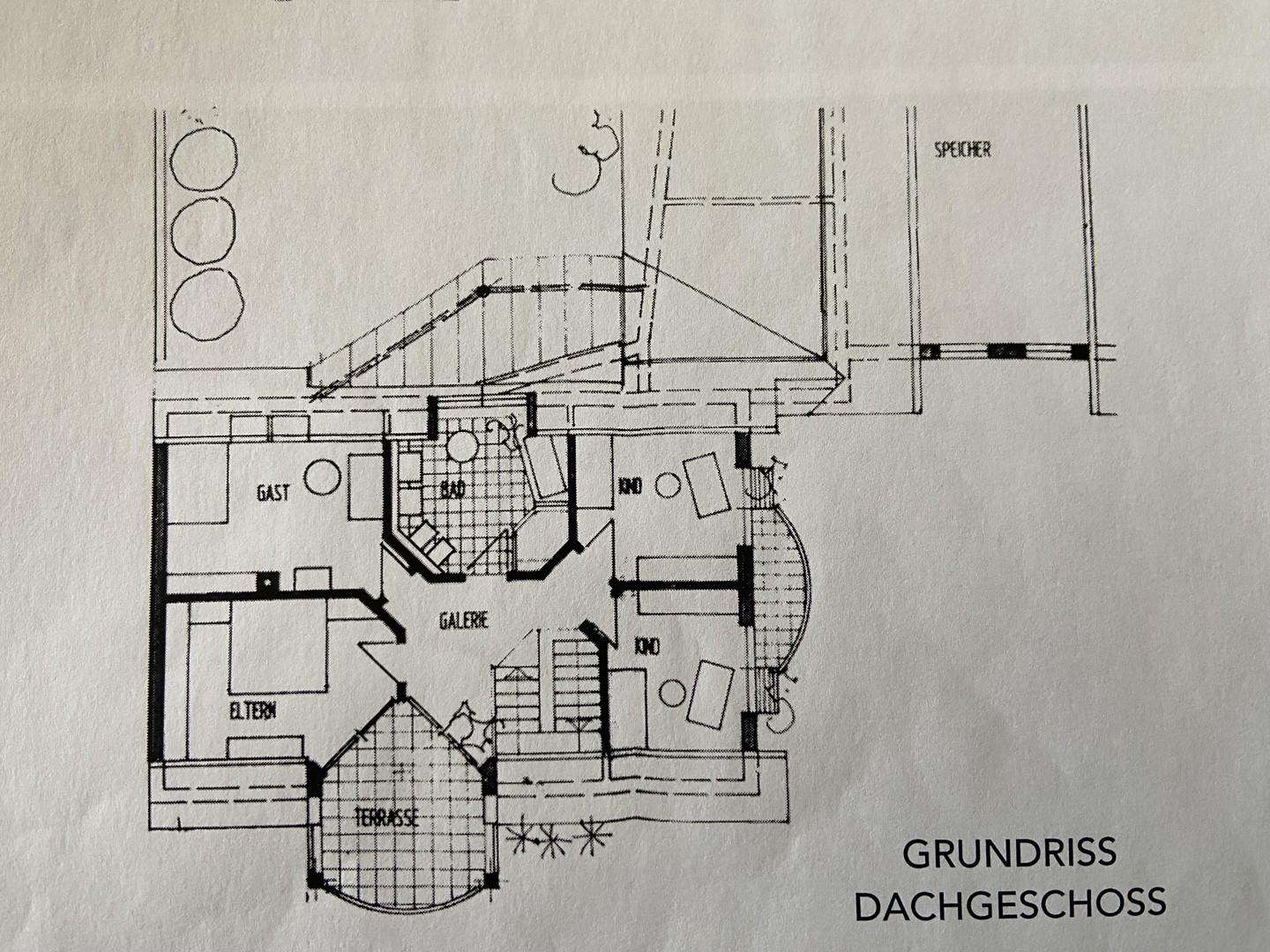 Grundriß Obergeschoß