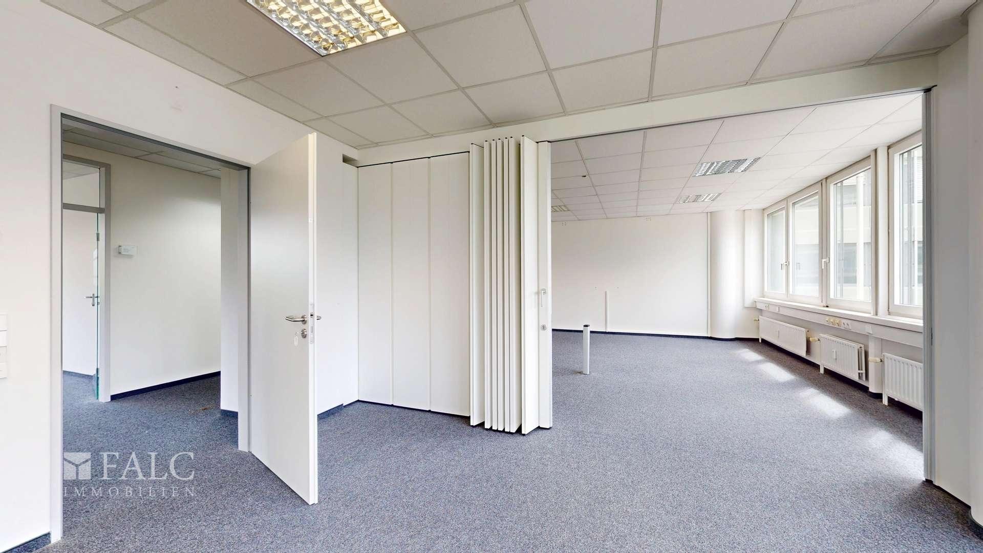 Büro mit Faltwand