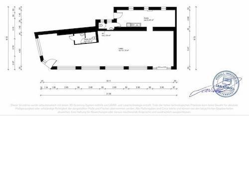 Grundriss Gewerbeeinheit