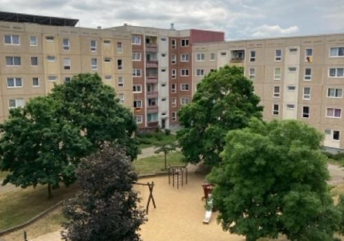 Ausblick vom Balkon