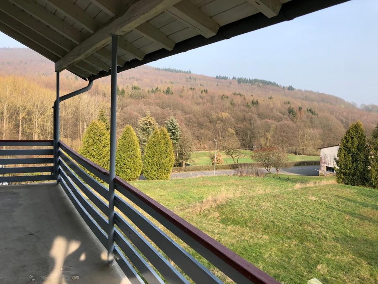 Ausblick vom Balkon