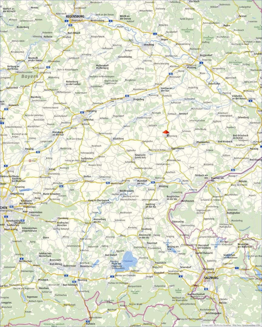 ICC - Lageplan Region