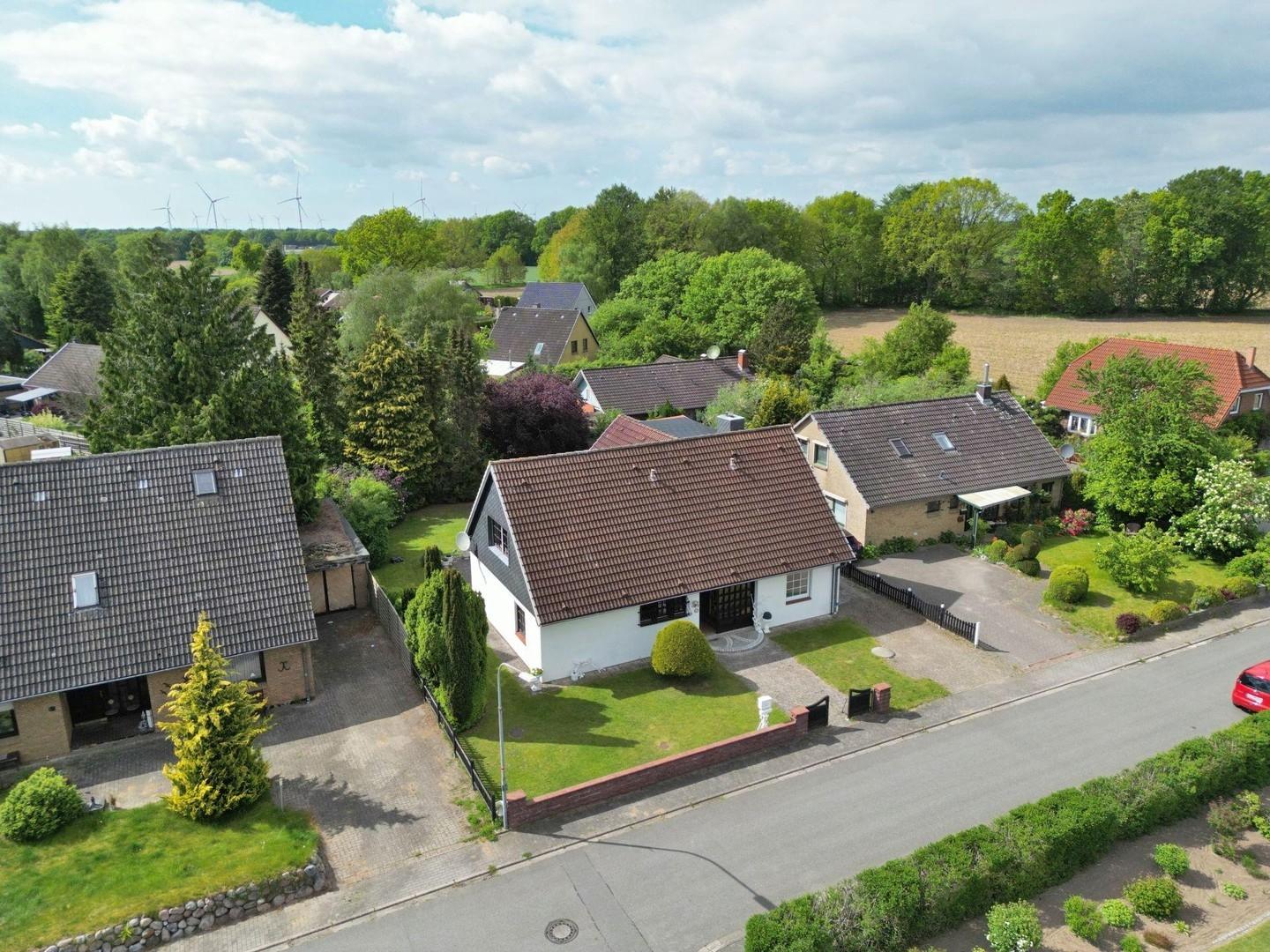 Luftaufnahme Straßenseite