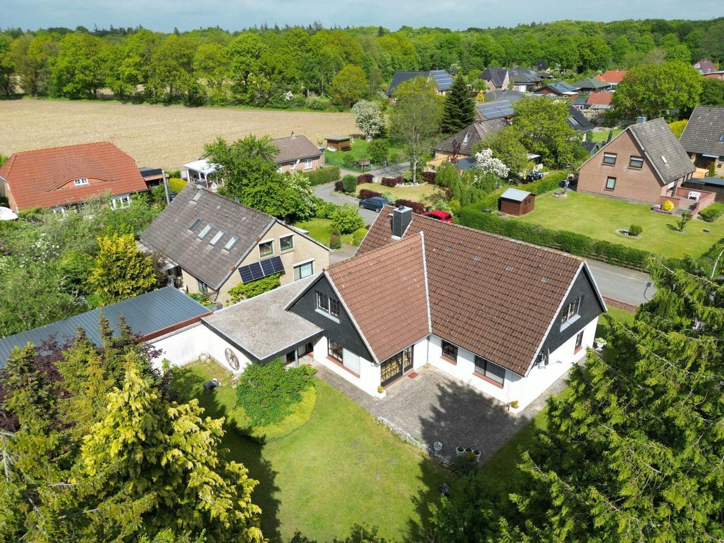 Luftaufnahme Gartenseite