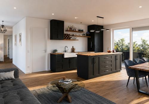 KI generiertes Einrichtungsbeispiel - Abweichungen in der Realität sind möglich