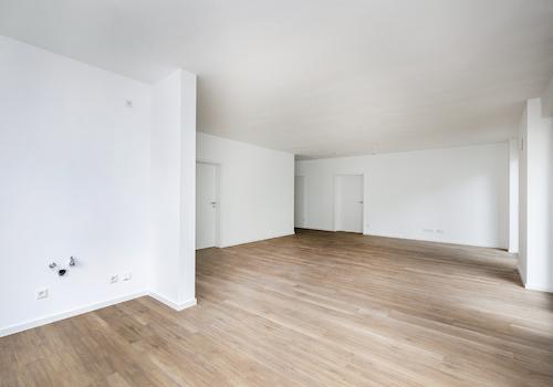 Küche, Wohn- und Esszimmer